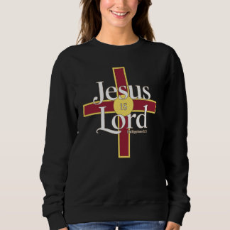 Christian Cross Tee, Jesus Is Lord Scripture T Shirt