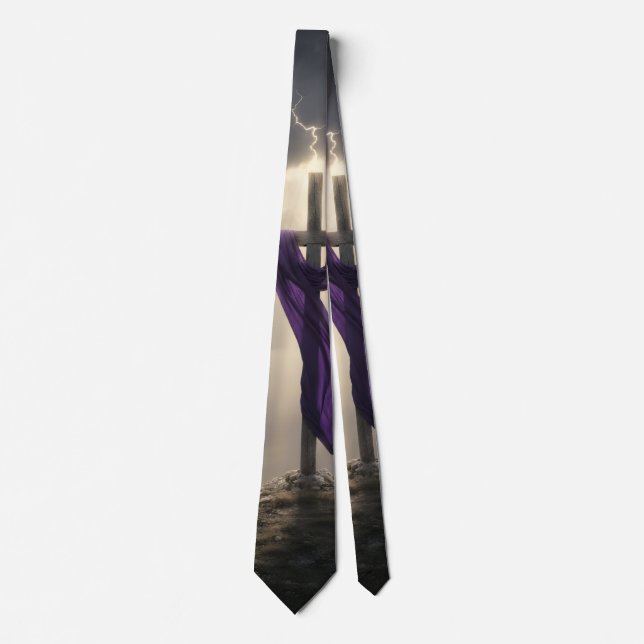 Christian Cross Testimony Necktie Slips (Framsida)