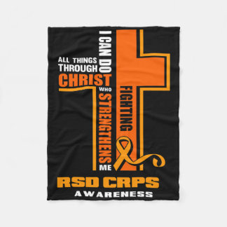 Christian Crps Warrior Fighter RSD Crps Awareness Fleecefilt