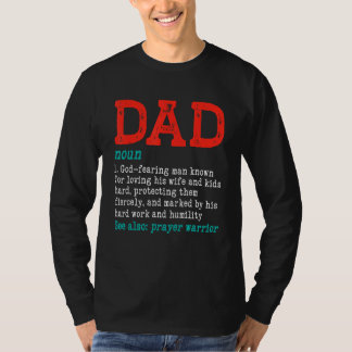 Christian Dad  Father s Day Daddy From Son Daughte T Shirt