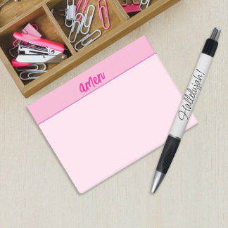 Christian Dam Rosa AMEN Minimalist Sticky Post-it Block