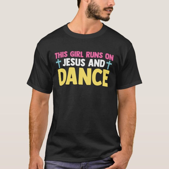 Christian Dancer som dansar den här Springan på Je T Shirt (Framsida)