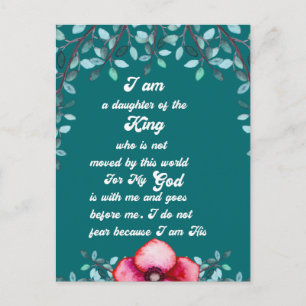 Christian DDotter till den kristna Kung  Vykort