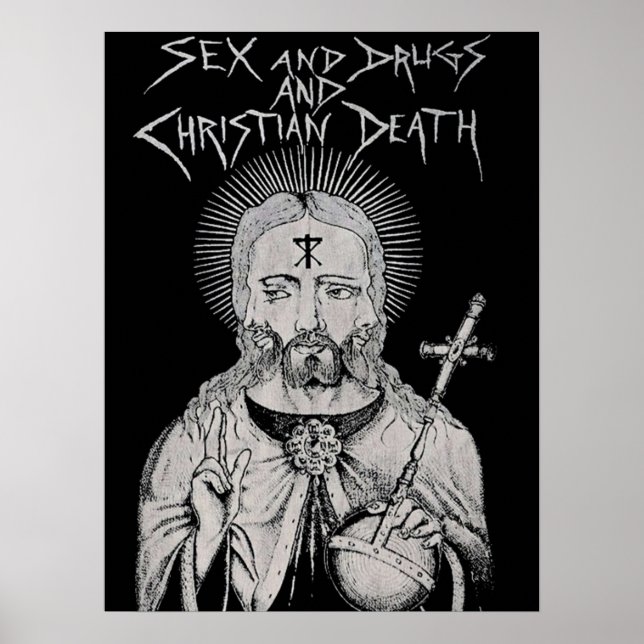 Christian Death Poster (Framsidan)