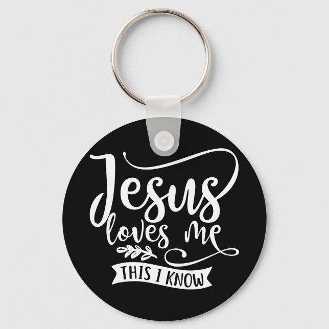 Christian Design Jesus Kärlek mig. Nyckelring (Framsida)