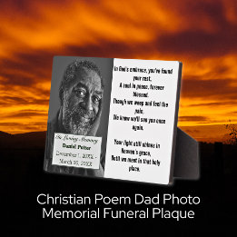 Christian Dikt Photo Memorial Funeral
