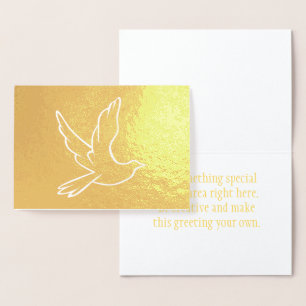 Christian Dove Folierat Kort