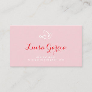 Christian Dove Logotyp Holy Spirit Tro Design Visitkort