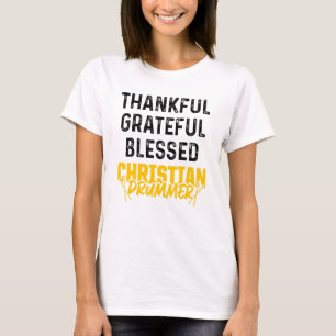 Christian Drummer Church Worship Drum Player 56 T Shirt