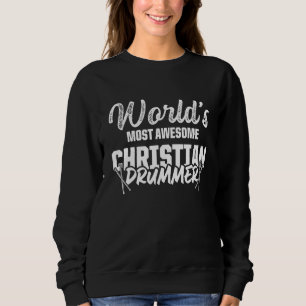 Christian Drummer Church Worship Drum Player 76 T Shirt