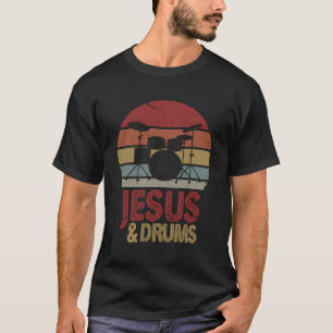 Christian Drummer Shirt I Jesus och Drums Percussi T