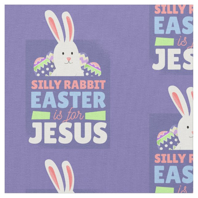 christian Easter Bunny jesus christ Tyg (Närbild)