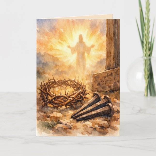Christian Easter Card Kort (Framsida)