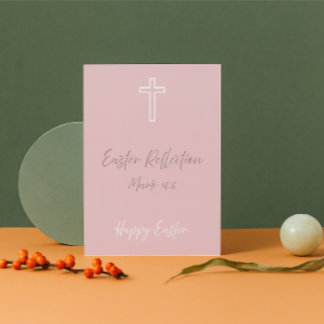Christian Easter Reflection Card – Mark 16:6 Bible Helgkort