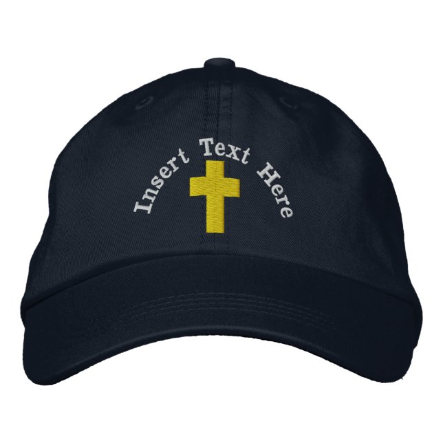 Christian Embroiderade Hat Broderad Keps (Framsida)
