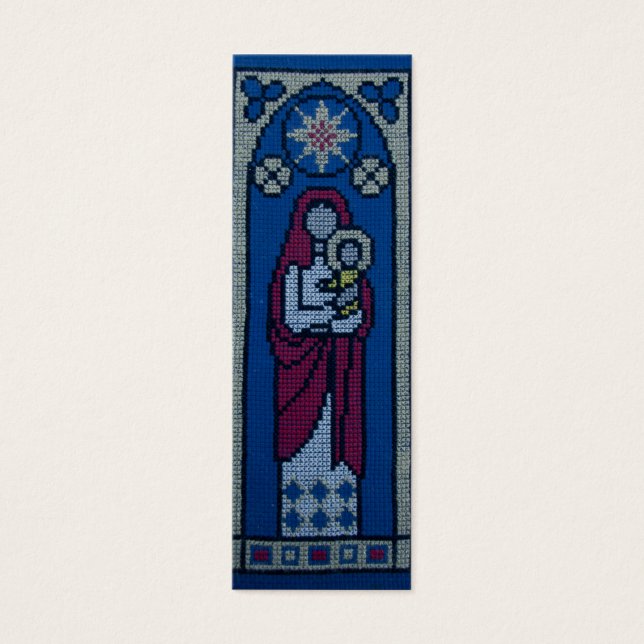 Christian embroidery litet visitkort (Framsidan)