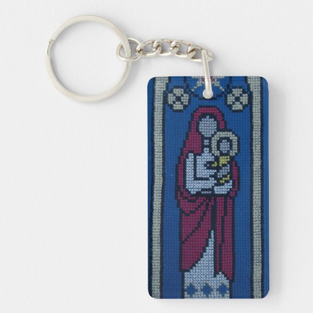 Christian embroidery nyckelring (Framsidan)