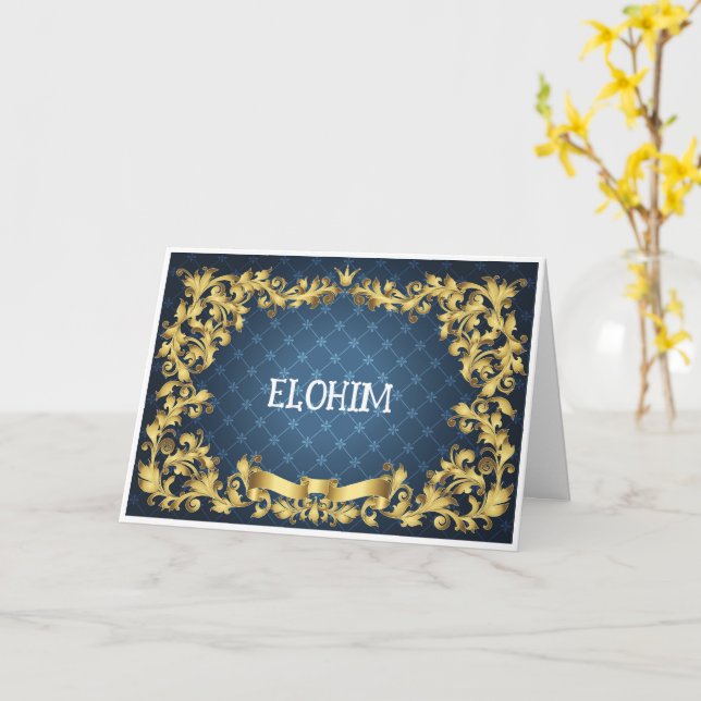 Christian Enagement Card Kort (Gul blomma)