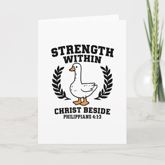 Christian Encouragement Card  Kort (Framsida)