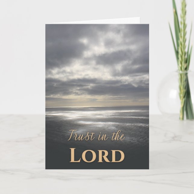 Christian Encouragement Greeting Card Kort (Framsida)
