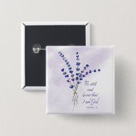 Christian Encouragement Lavender med Scripture Knapp