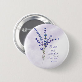 Christian Encouragement Lavender med Scripture Knapp
