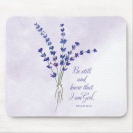 Christian Encouragement Lavender med Scripture Musmatta