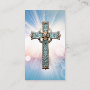 Christian Encouragement Prayer Visitkort