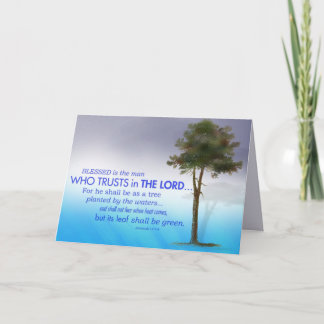 Christian Encouragement Scripture Hälsning Kort