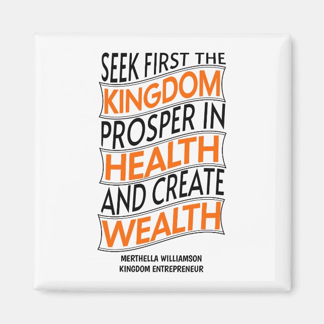 Christian Entrepreneur Magnet (Framsidan)