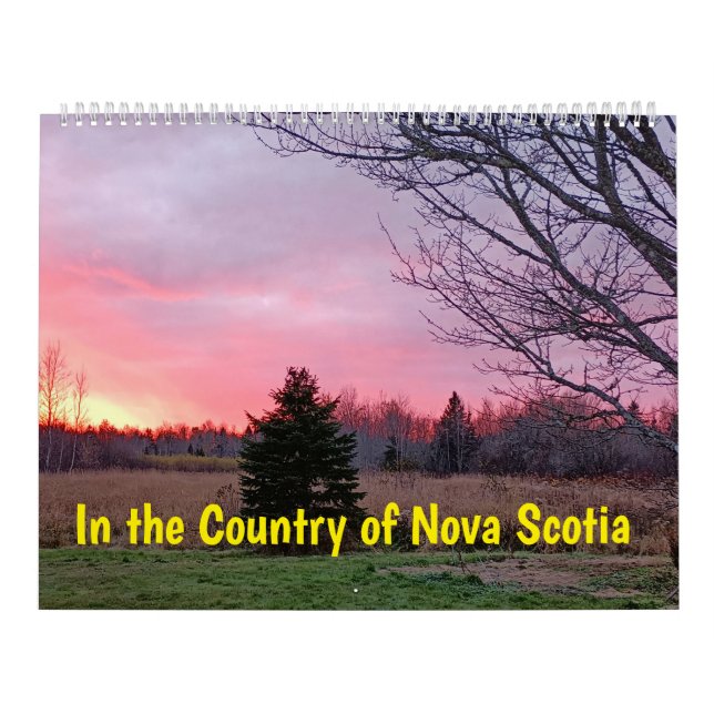 Christian events calendar country scene kalender (Omslag)