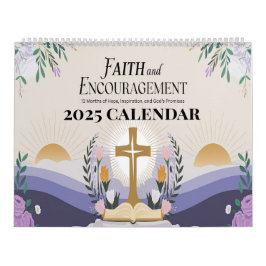 Christian Faith and Encouragement 2025 Calendar Kalender