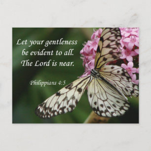 Christian Faith Art ~ Philippians 4:5 Vykort