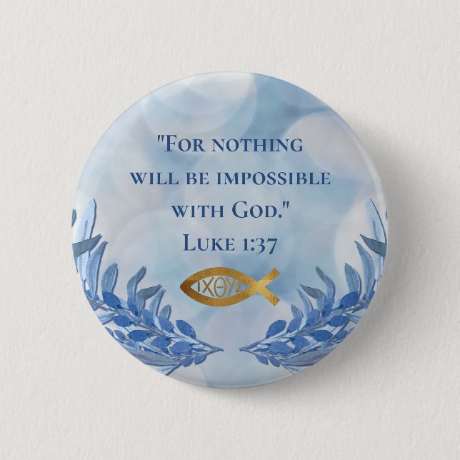 Christian Faith Bible Verse Knapp (Framsida)