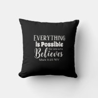 Christian Faith Bible Verse Tro Black