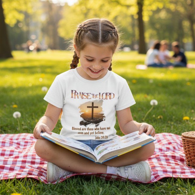 Christian Faith - Blessed Are Those Who Believe T Shirt (Skapare uppladdad)