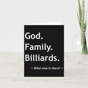 Christian Faith Christianity God Family Billiards Kort