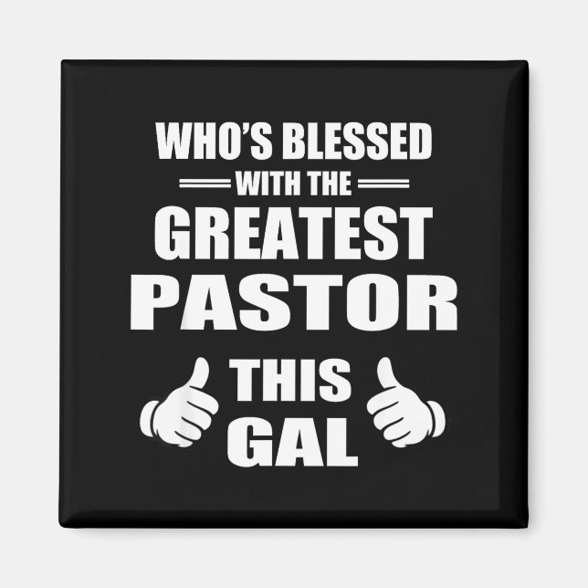 Christian Faith Church Fellowship Congregation Pas Magnet (Framsidan)