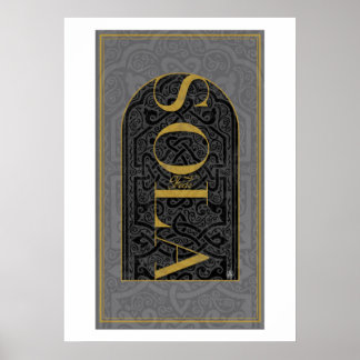 CHRISTIAN FAITH ENSAM SOLA FIDE POSTER