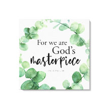 Christian Faith Eucalyptus Guds mästerverk Verse