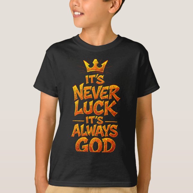 Christian Faith God Quote Religious Belief Men Wom T Shirt (Framsida)
