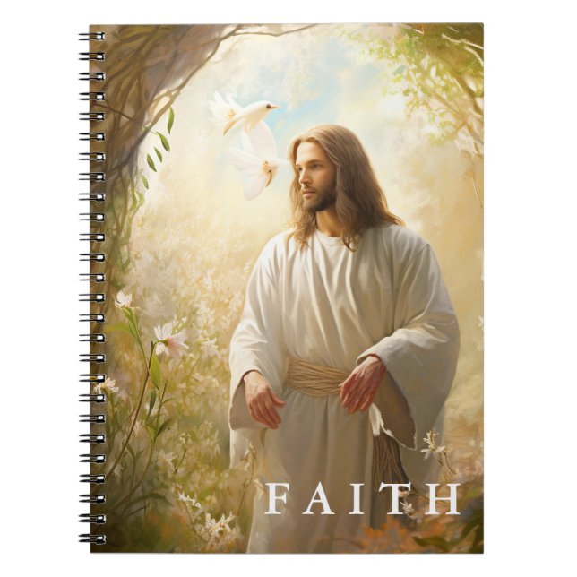 Christian Faith Jesus anteckningsbok (Framsidan)