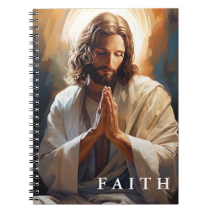 Christian Faith Jesus anteckningsbok