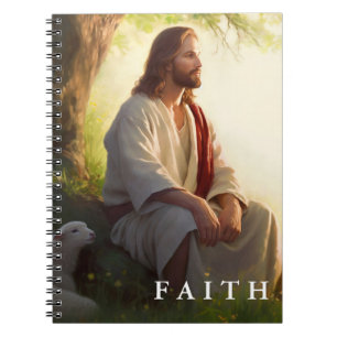 Christian Faith Jesus anteckningsbok