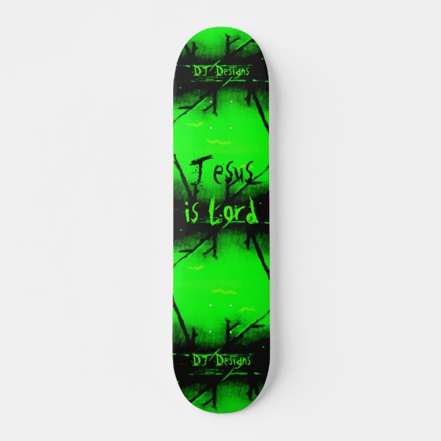 Christian Faith Jesus är Lord Skateboard (Framsida)