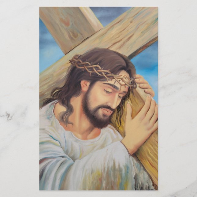 Christian Faith Jesus Kristus Brevpapper (Framsida)