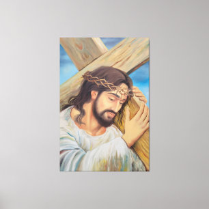 Christian Faith Jesus Kristus Canvastryck
