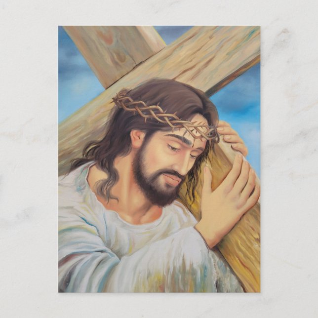 Christian Faith Jesus Kristus Helg Vykort (Framsida)