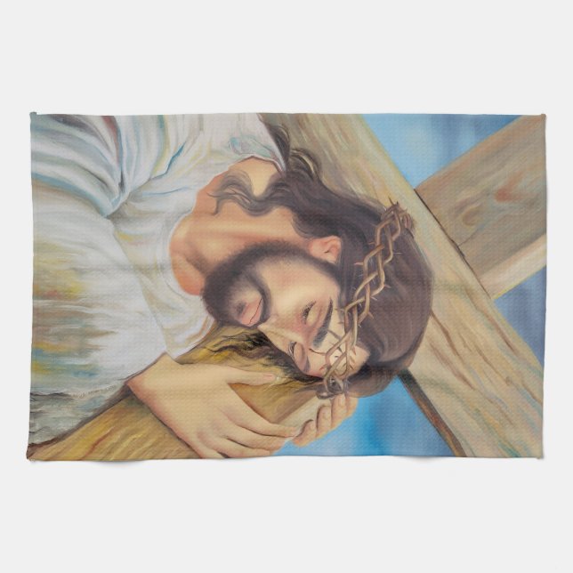 Christian Faith Jesus Kristus Kökshandduk (Horisontell)