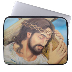 Christian Faith Jesus Kristus Laptop Fodral